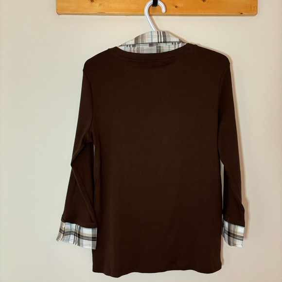 💙33 Classic Editions Cotton Mock Button Down - Picture 9 of 9